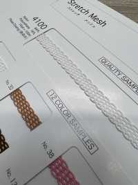 4100 شبكة مطاطية[الأشرطة، والأشرطة القماشية، والحبال] Telala (Inoue Ribbon Industries) صور إضافية
