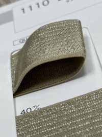 1110 لاميه سادة مطاطي[Ribbons, Tapes, And Cords] Telala (Inoue Ribbon Industries) صور إضافية