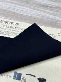 BC87575 بوبلين بوليستر معاد تدويره مطاطي بأربعة اتجاهات وطارد للماء[Textile / Fabric] COSMO TEXTILE صور إضافية