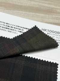 HK1000BW مادراس هندي ليلي بطبقة حبر سومي غسلة واحدة[Textile / Fabric] KOYAMA صور إضافية