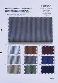 HK1500 تايب رايتر مخطط مصبوغ بالكبريت[Textile / Fabric] KOYAMA صور إضافية