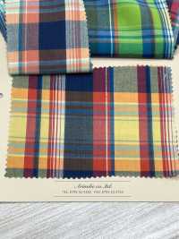 A-1657 كاروهات مادراس مصبوغة بالنيلي[Textile / Fabric] Arinobe Shoten صور إضافية