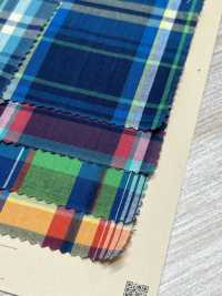 A-1657 كاروهات مادراس مصبوغة بالنيلي[Textile / Fabric] Arinobe Shoten صور إضافية