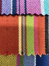 INDIA-2080 مخطط دوبي قطني[Textile / Fabric] Arinobe Shoten صور إضافية