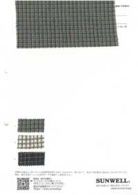 14412 قماش مزدوج قطني 60s بنقشة مربعات صغيرة كرمبي[Textile / Fabric] SUNWELL صور إضافية