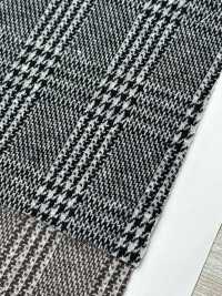 BS43014 FAKE فرينش تيري جاكار مطاطي بنقشة جلِن تشيك[Textile / Fabric] B Space صور إضافية