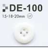 DE100 زر من راتنج البوليستر ذو 4 ثقوب