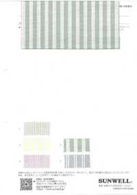 14410 أوكسفورد قطني 50s بخطوط متعددة[Textile / Fabric] SUNWELL صور إضافية