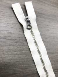 3-N-CO-OR WALDES® سحاب فينتج، نيكل سيلفر، مقاس 3، شريط قطني، مفتوح الطرف[Zipper] Asahi Fastener صور إضافية