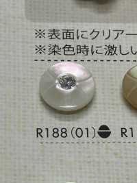 R188 زر من راتنج البوليستر[أزرار] DAIYA BUTTON صور إضافية