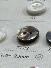 7122 زر ذو فتحتين من راتنج البوليستر[أزرار] DAIYA BUTTON صور إضافية