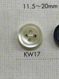 KW17 زر من راتنج البوليستر مع حافة، 4 ثقوب[أزرار] DAIYA BUTTON صور إضافية