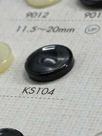 KS104 زر من راتنج البوليستر ذو فتحتين[أزرار] DAIYA BUTTON صور إضافية