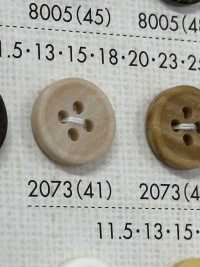 2073 زر من راتنج البوليستر ذو حافة وأربع فتحات[Buttons] DAIYA BUTTON صور إضافية
