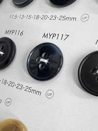 MYP117 زر من راتنج البوليستر بحافة، بأربعة ثقوب[أزرار] DAIYA BUTTON صور إضافية