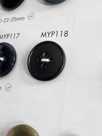 MYP118 زر من راتنج البوليستر بحافة، 4 ثقوب[أزرار] DAIYA BUTTON صور إضافية