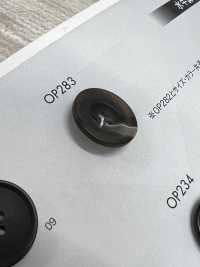 OP283 زر راتنج بوليستر على طراز Buffalo ذو 4 ثقوب[أزرار] DAIYA BUTTON صور إضافية