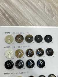 OP283 زر راتنج بوليستر على طراز Buffalo ذو 4 ثقوب[أزرار] DAIYA BUTTON صور إضافية