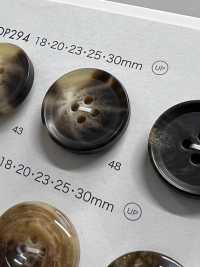 OP294 زر بأربع فتحات مصنوع من راتنج البوليستر[أزرار] DAIYA BUTTON صور إضافية