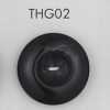 THG02 زر بفتحتين مصنوع من راتنج البوليستر