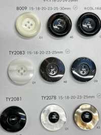 TY2083 زر بأربعة ثقوب مصنوع من راتنج البوليستر[Buttons] DAIYA BUTTON صور إضافية