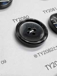 TY2080 زر من راتنج البوليستر بحافة، 4 ثقوب[Buttons] DAIYA BUTTON صور إضافية