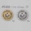 JPS300 زر مطلي من راتنج ABS ذو 4 ثقوب