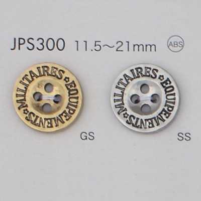JPS300 زر مطلي من راتنج ABS ذو 4 ثقوب