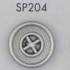SP204 زر مطلي مصنوع من راتنج ABS
