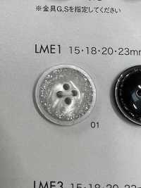 LME1 زر بأربع فتحات مصنوع من راتنج البوليستر[أزرار] DAIYA BUTTON صور إضافية