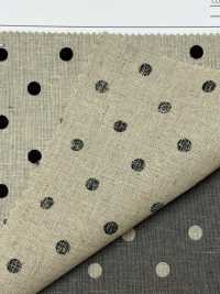 DOT-7100-2 شيتنج قطن وكتان بنقشة نقاط[Textile / Fabric] HOKKOH صور إضافية