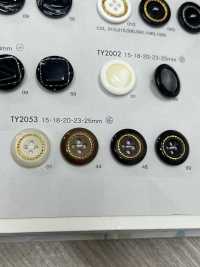 TY2053 زر من راتنج البوليستر بأربعة ثقوب[أزرار] DAIYA BUTTON صور إضافية