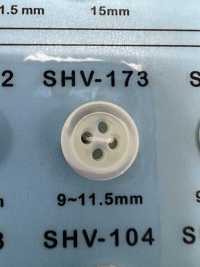SHV173 زر صدف بأربعة ثقوب بحافة[أزرار] DAIYA BUTTON صور إضافية