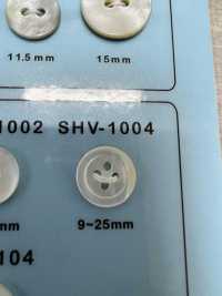 SHV1004 زر صدف بأربعة ثقوب[أزرار] DAIYA BUTTON صور إضافية
