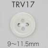 TRV17 زر صدفي بأربع فتحات بحافة