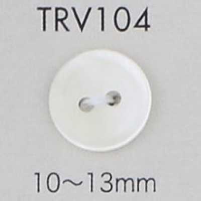 TRV104 زر صدفي بفتحتين