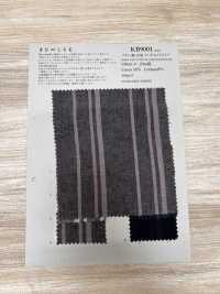 KB9001 كتان/قطن مصبوغ بخيوط بخطوط عشوائية[نسيج / قماش] KOYAMA صور إضافية