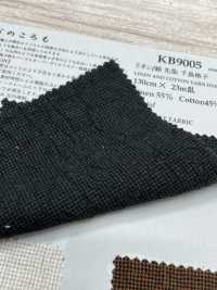 KB9005 نقش سنّ الكلب المصبوغ بالخيوط من الكتان/القطن[Textile / Fabric] KOYAMA صور إضافية