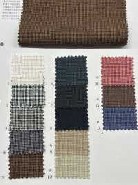 KB9005 نقش سنّ الكلب المصبوغ بالخيوط من الكتان/القطن[Textile / Fabric] KOYAMA صور إضافية