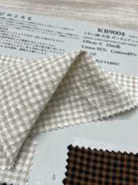 KB9004 كاروهات غينغهام مصبوغة بالخيوط من الكتان/القطن[Textile / Fabric] KOYAMA صور إضافية