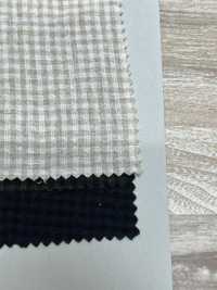 KB9004 كاروهات غينغهام مصبوغة بالخيوط من الكتان/القطن[Textile / Fabric] KOYAMA صور إضافية