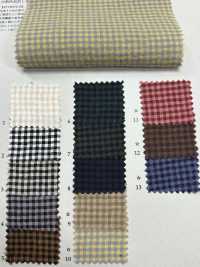 KB9004 كاروهات غينغهام مصبوغة بالخيوط من الكتان/القطن[Textile / Fabric] KOYAMA صور إضافية