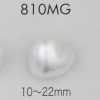 810MG زر بساق ذهبي من راتنج اليوريا شبيه باللؤلؤ