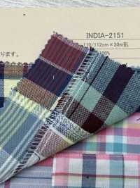 INDIA-2151 باتشورك قطني[Textile / Fabric] Arinobe Shoten صور إضافية