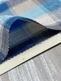 A-7066 100% كتان كاروهات[Textile / Fabric] Arinobe Shoten صور إضافية