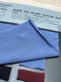 1078420 ALBINI SEA ISLAND COTTON جيرسي[نسيج / قماش] Takisada صور إضافية