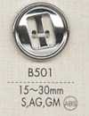 B501 زر مطلي براتنج ABS