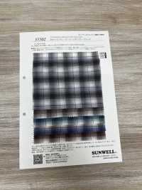 35502 50s قطن لاون مموج كاروهات أومبري[نسيج / قماش] SUNWELL صور إضافية