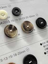GR201S زر معتمد من GRS، مزيج راتنج PET معاد تدويره بنسبة 25%، ذو حافة، 4 ثقوب[Buttons] DAIYA BUTTON صور إضافية