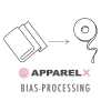 BIAS-PROCESSING قص الشريط المائل (عرض القماش 131 سم أو أكثر)